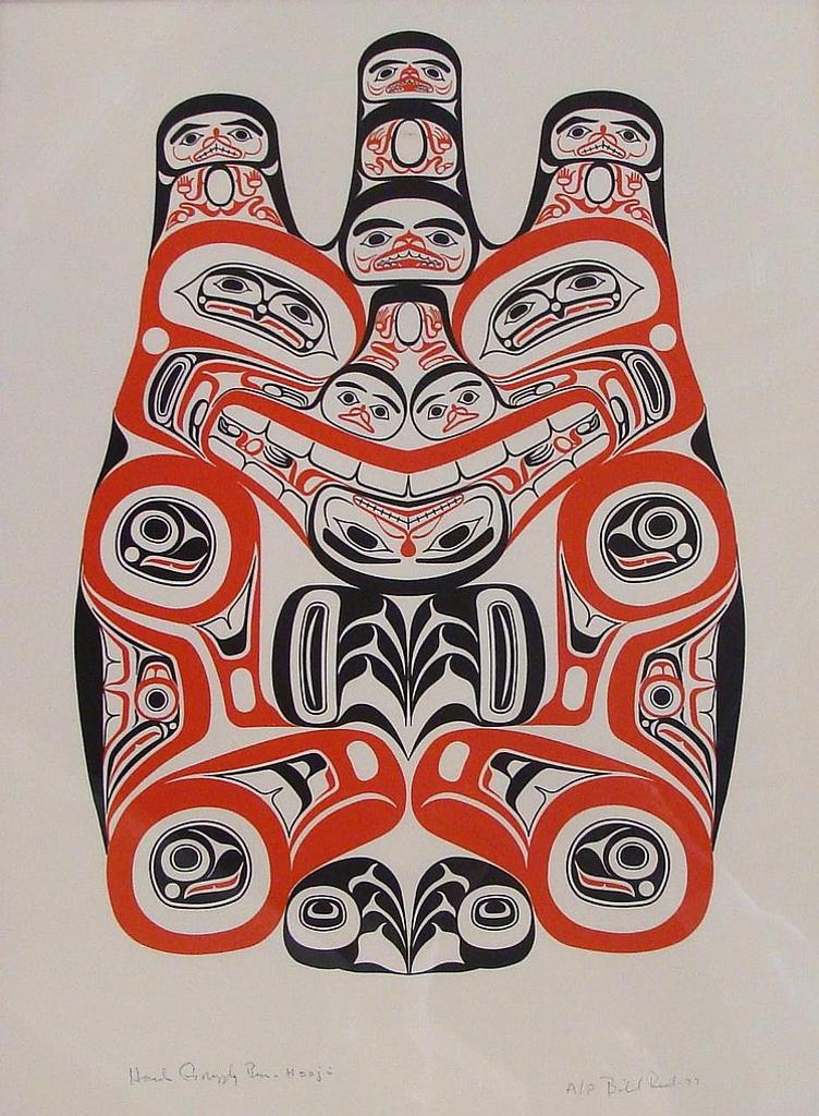 Bill (William) Ronald Reid (1920-1998) - Haida Grizzly Bear