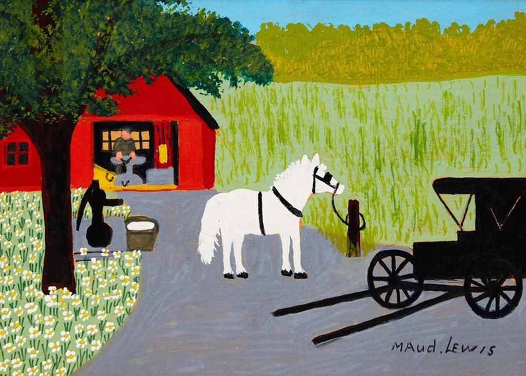 Maud Kathleen Lewis (1903-1970) - Blacksmith Shop