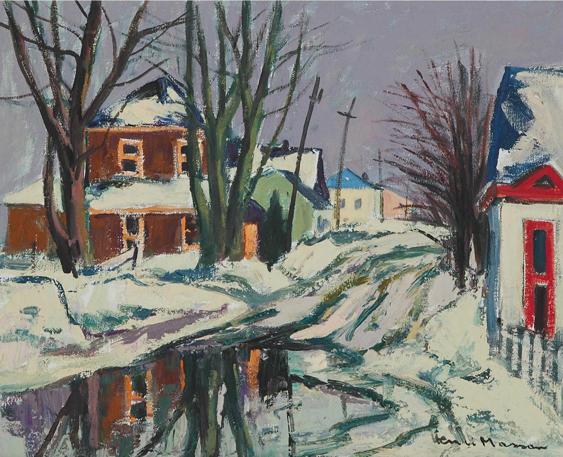 Henri Leopold Masson (1907-1996) - January Thaw, 1973