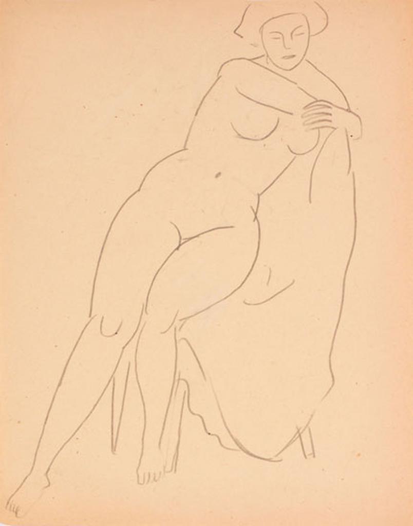 William Goodridge Roberts (1921-2001) - Seated Reclining Nude