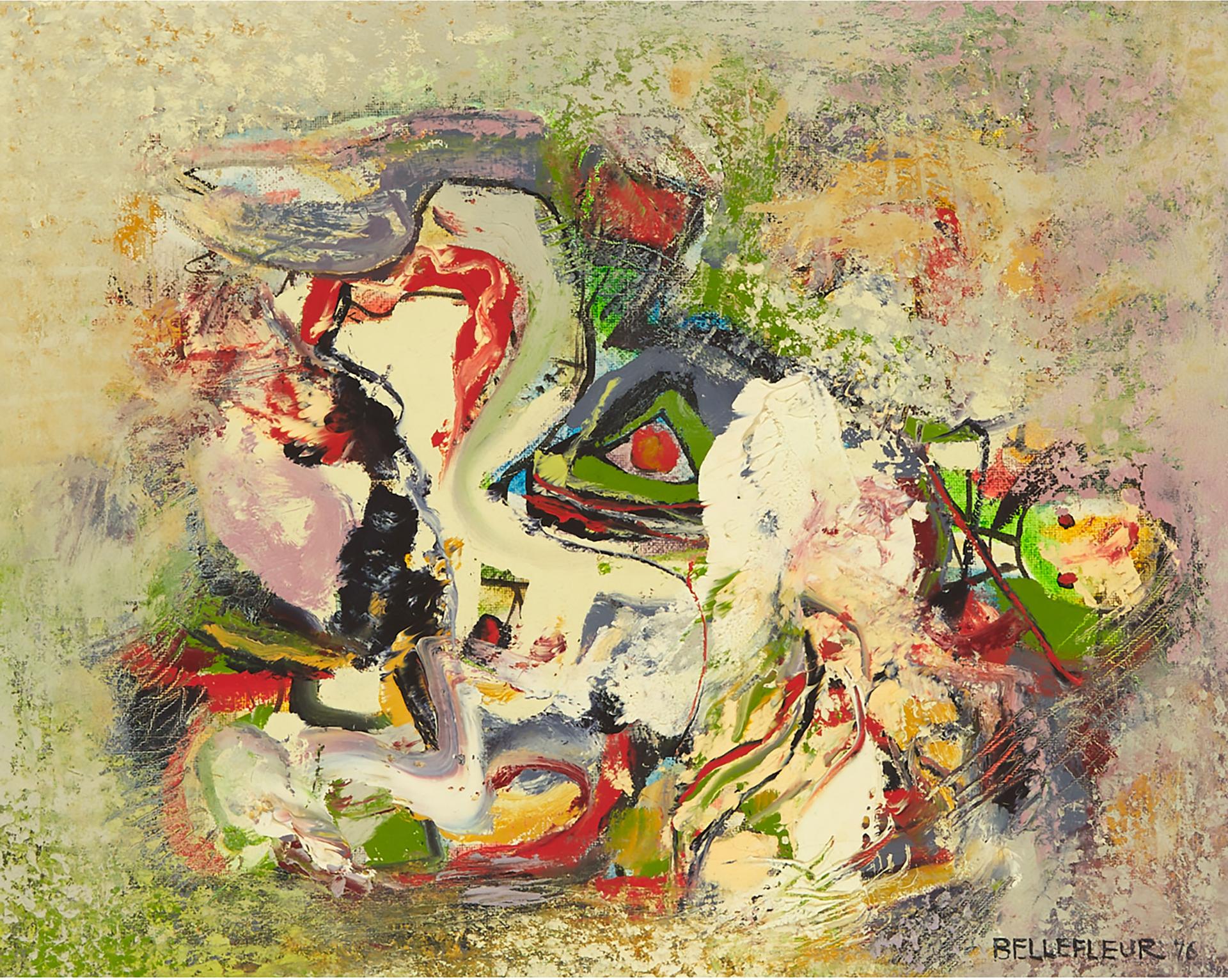 Léon Bellefleur (1910-2007) - En Forme De Coeur, 1976