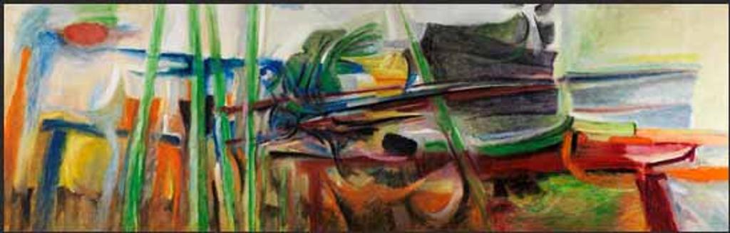 Albert Dumouchel (1916-1971) - La table aux crevettes