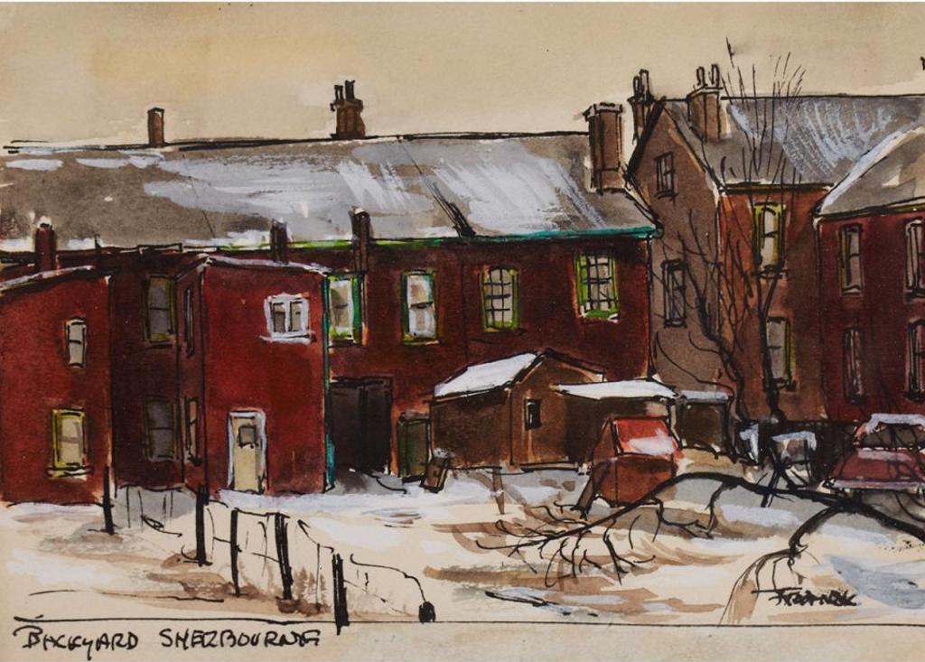 Albert Jacques Franck (1899-1973) - Backyard, Sherbourne
