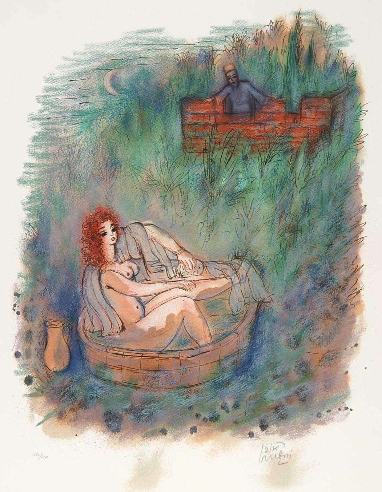 Reuven Rubin (1893-1974) - And is Came to Pass in an Eveningtide, that David Arose... #194/250