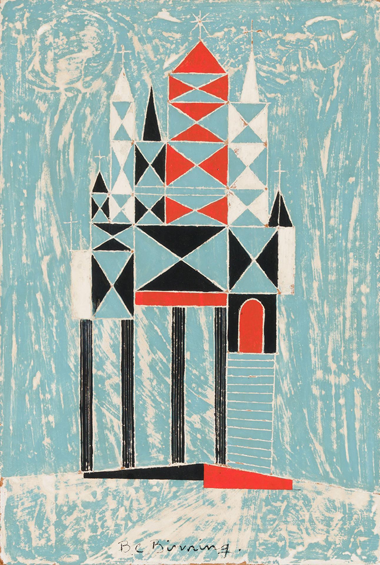 Bertram Charles (B.C.) Binning (1909-1976) - Palazzo Pixie Pitti Della Emma