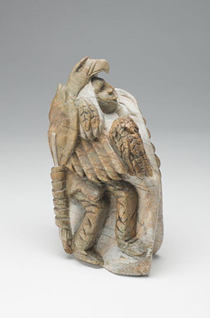 Dell Warner (1952-2003) - Man and Eagle
