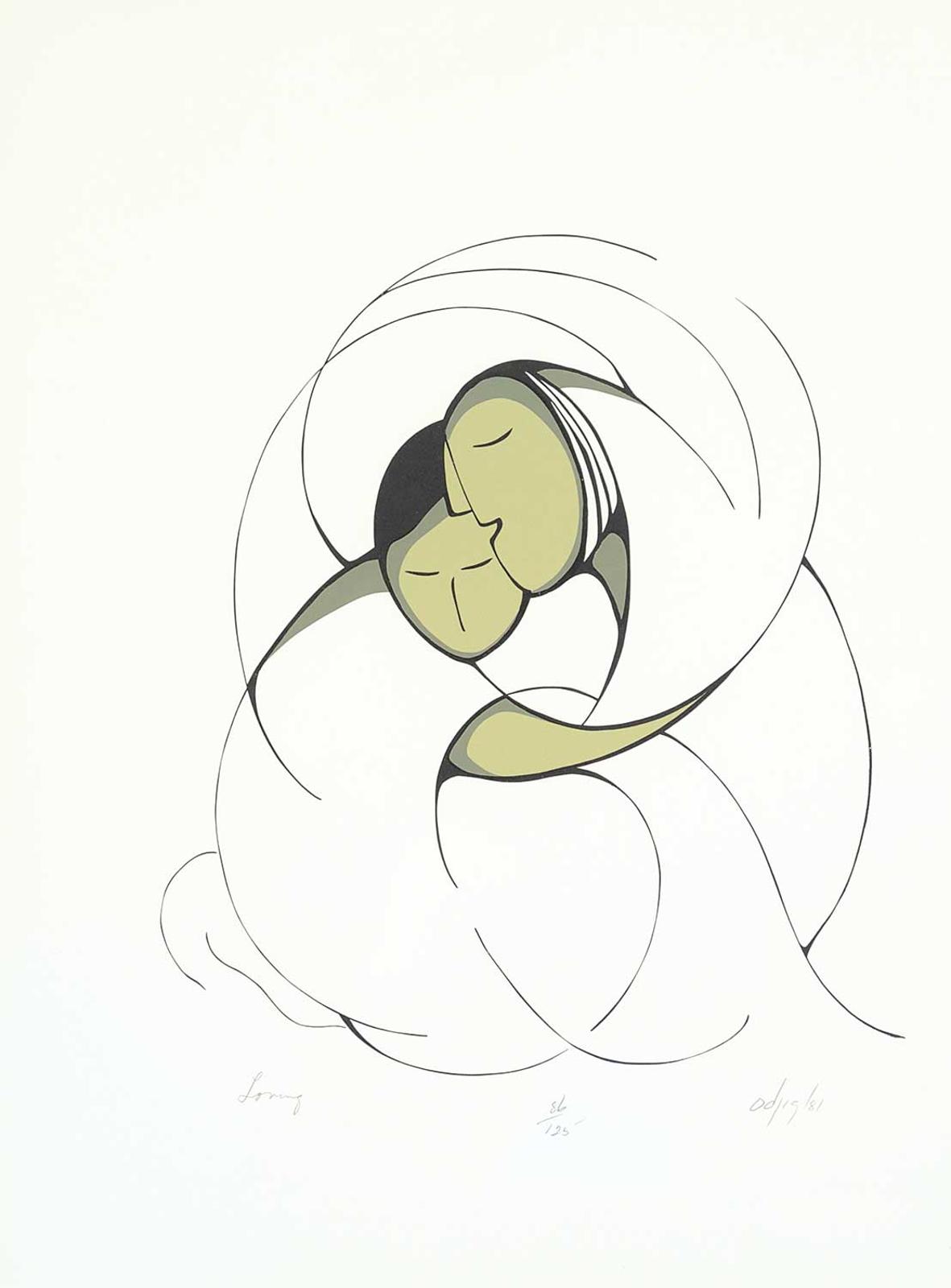Daphne Odjig (1919-2016) - Loving #86/125