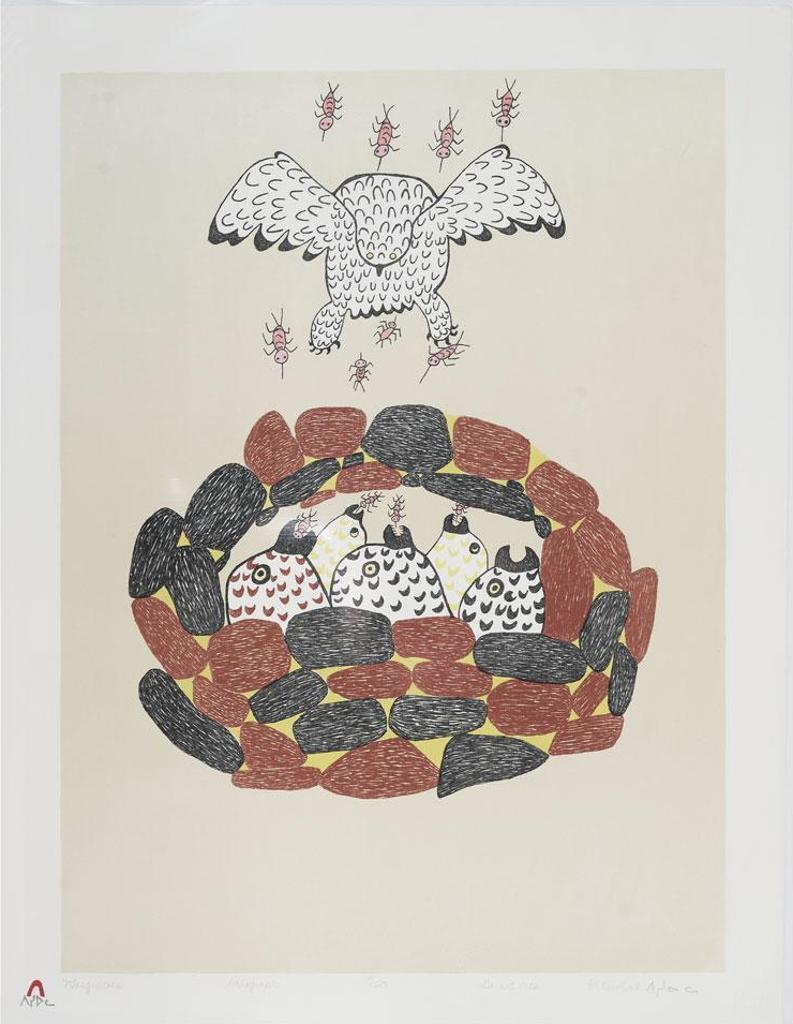 Pitseolak Ashoona (1904-1983) - Mosquitoes