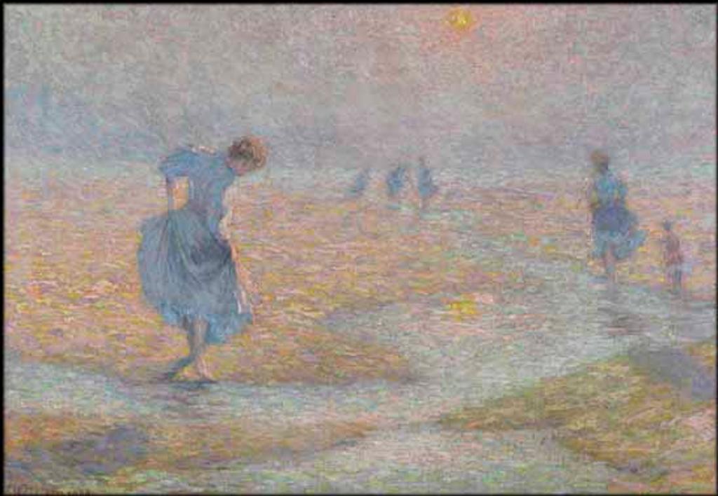 William Henry Clapp (1879-1954) - Sunset, Incoming Tide