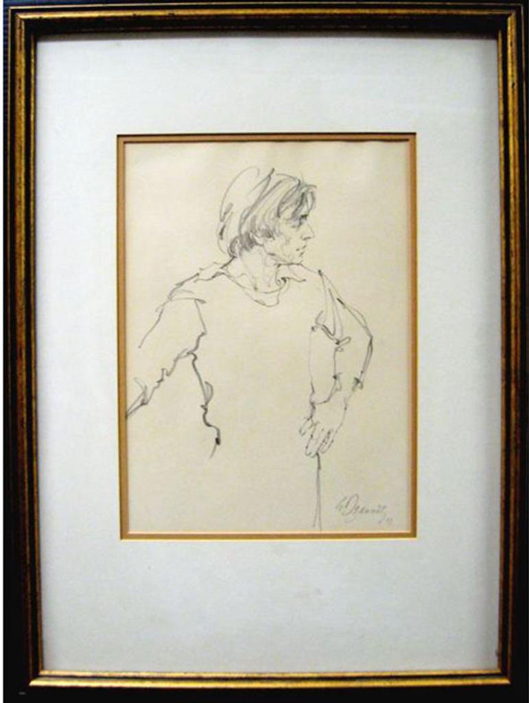 Erik Dzenis (1925) - Study Of Mikhail Baryshnikov