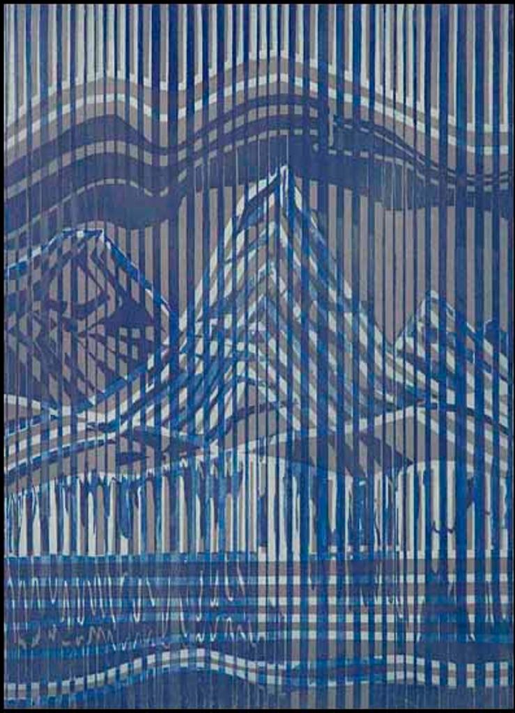 Colleen Anderson-Millard (1936-2005) - Northern Lights in the Mountains (01501/2013-2457)