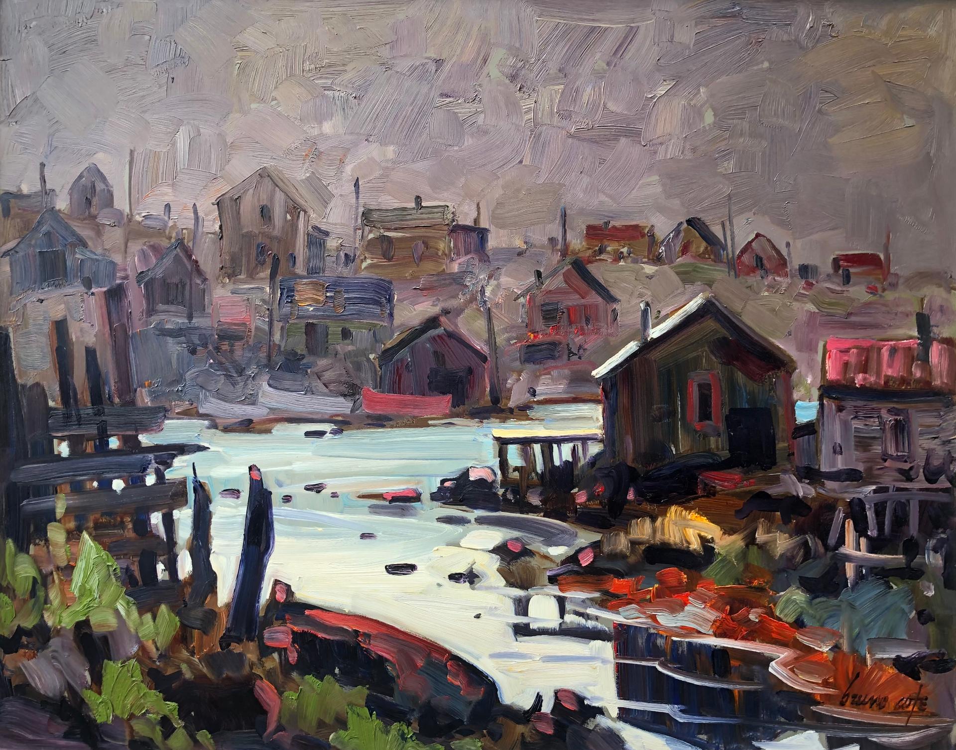 Bruno Cote (1940-2010) - Fishing Cove East Coast, N.D.