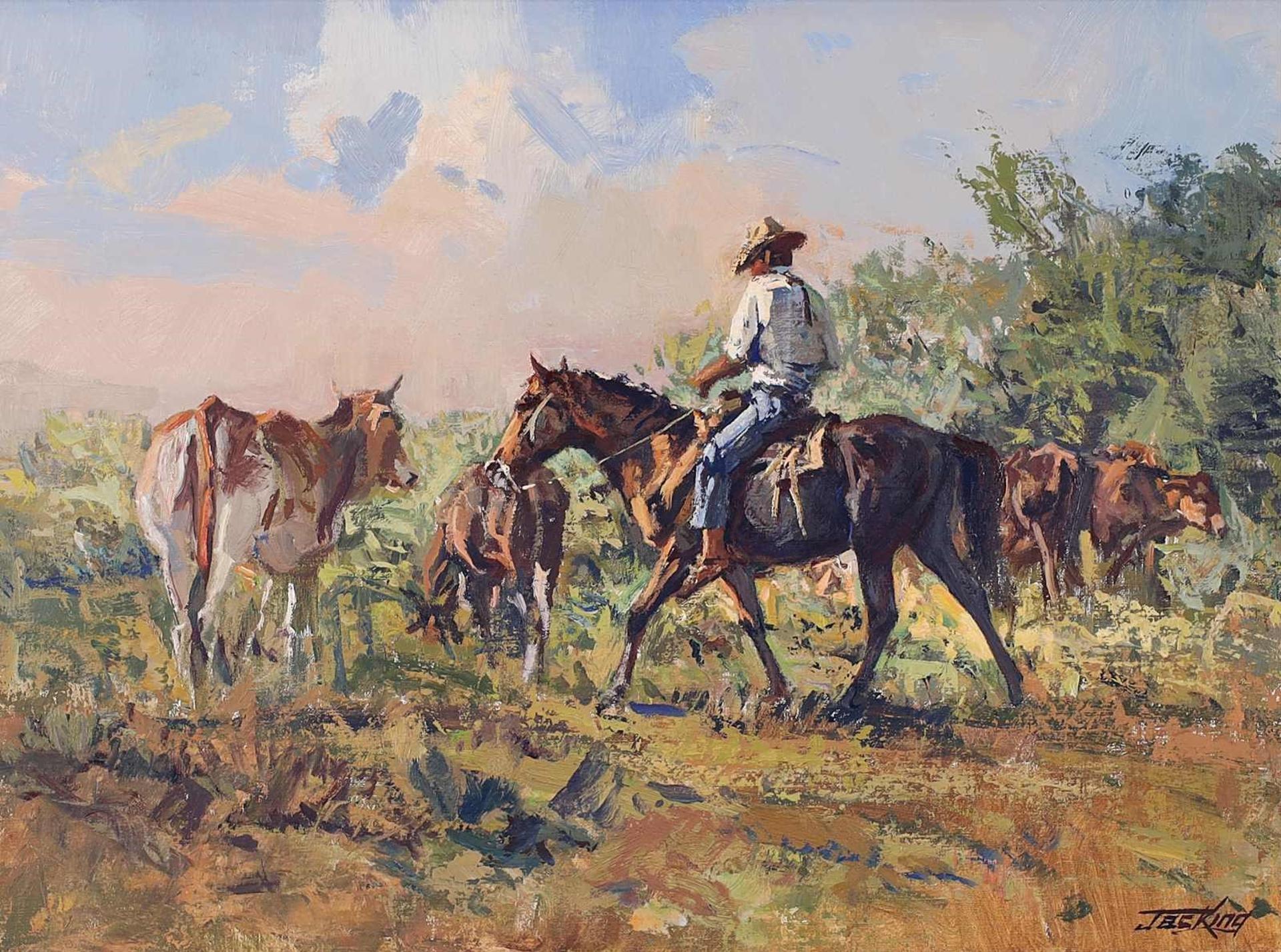 Jack [Jac] Elmo King (1920-1998) - Fetching The Cows