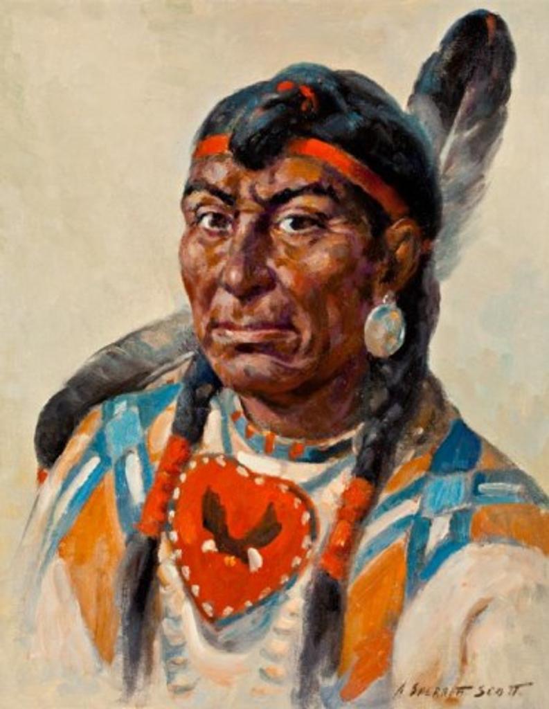 Adam Sherriff Scott (1887-1980) - Indian Brave