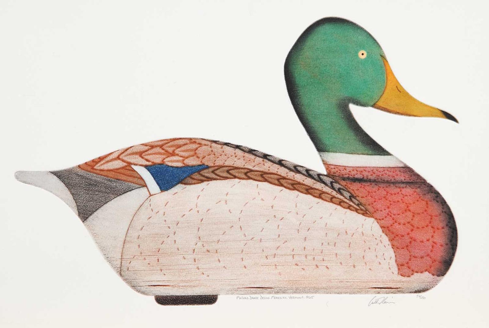 Arthur Nevin - Mallard Drake Decoy, Meredith, Vermont #54/150