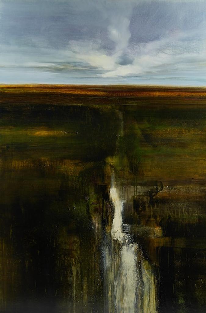 James Michael Lahey (1961) - Stream Through a Field (Smith Township)