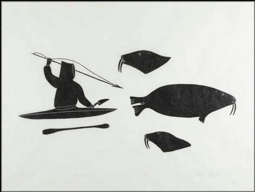 Flossie Pappidluk (1916-1994) - Hunting Walrus