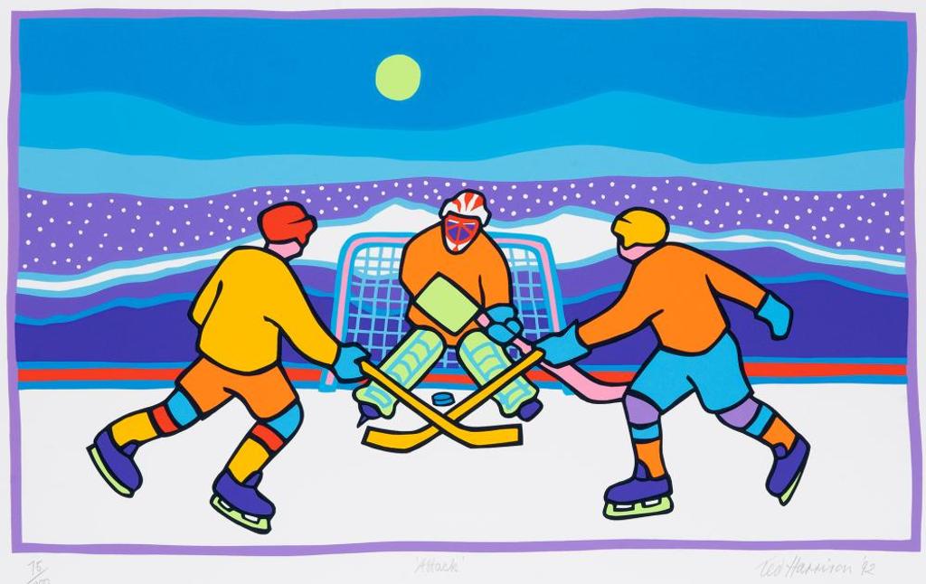 Ted Harrison (1926-2015) - Attack