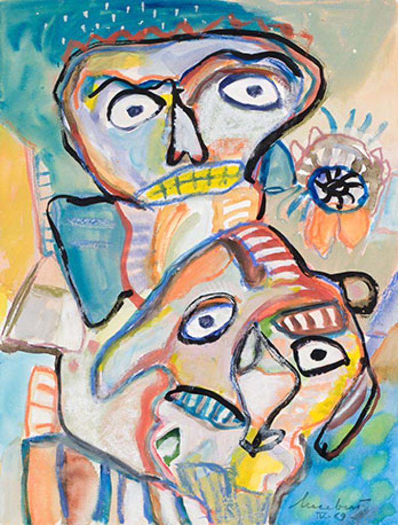 Lucebert (1924-1994) - Two Faces