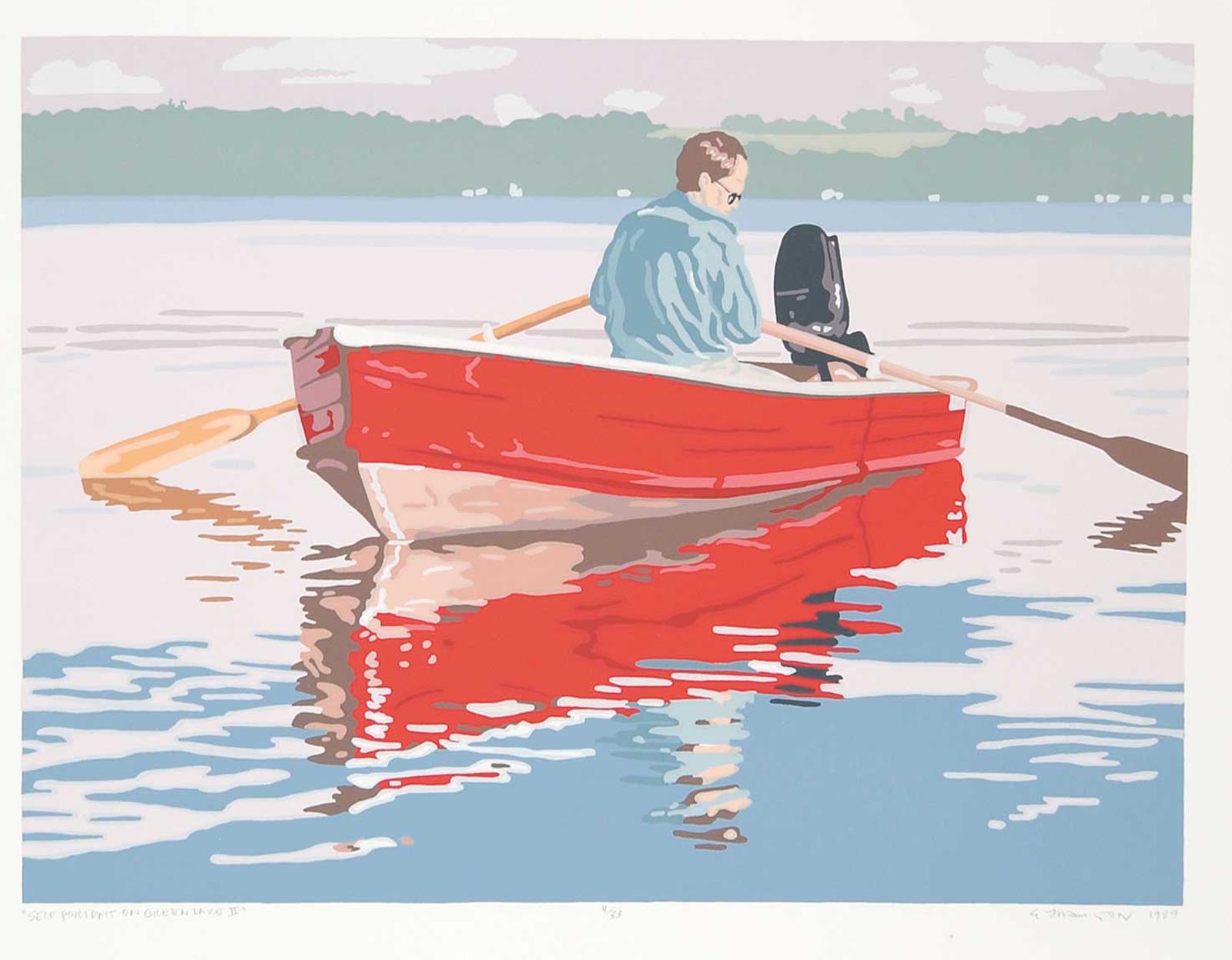 Gene L. Hamilton - Self Portrait on Green Lake II #4/33