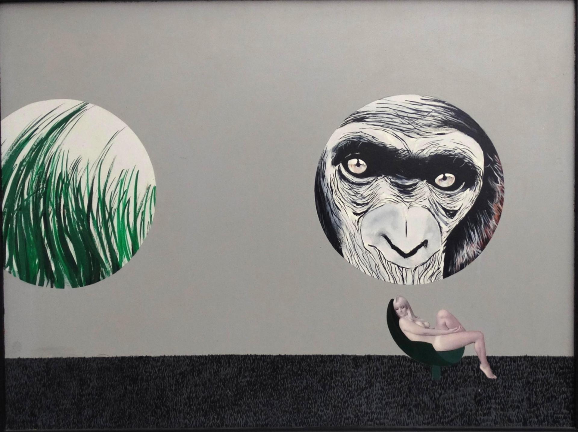 Serge Lemoyne (1941-1998) - Le voyeur, 1968