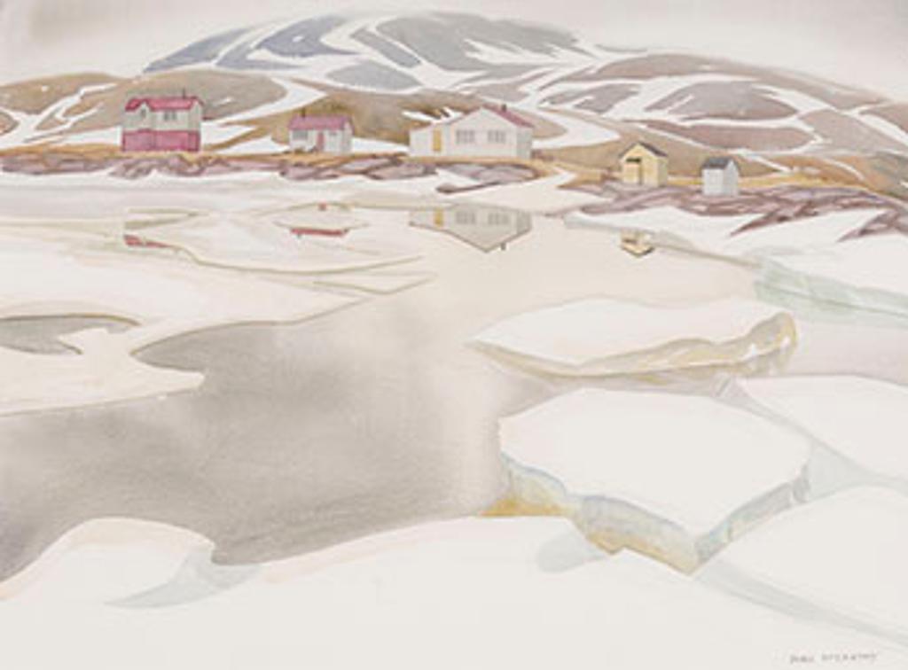Doris Jean McCarthy (1910-2010) - Bay Buildings in the Reflections