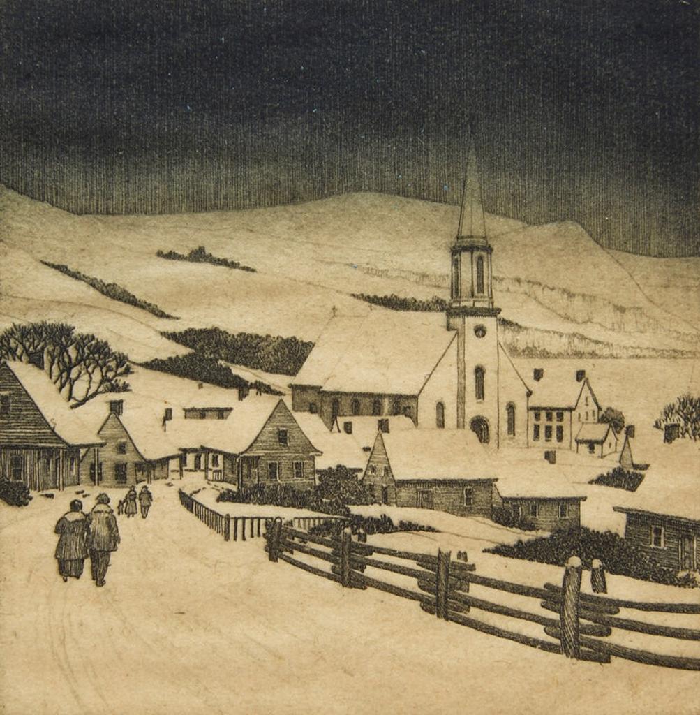 Samuel Herbert Maw (1881-1952) - A Village in Winter; The Lagoon, Venice