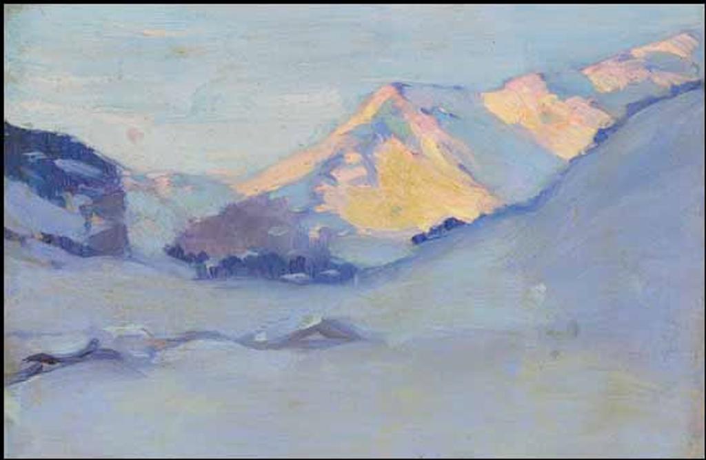 Clarence Alphonse Gagnon (1881-1942) - Dans les Alpes