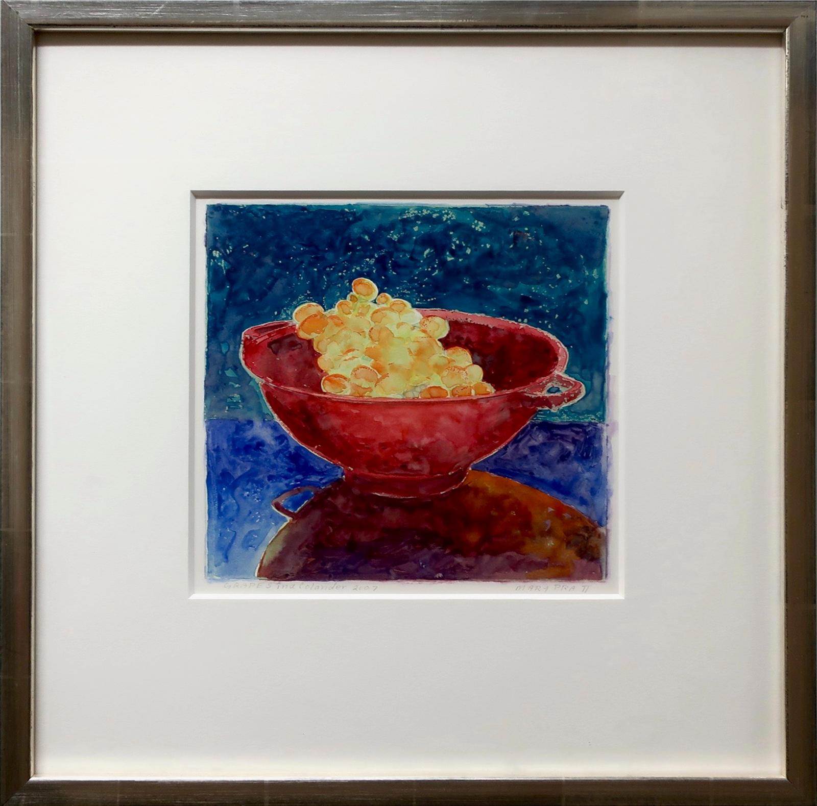 Mary Frances West Pratt (1935-2018) - Grapes In A Colander