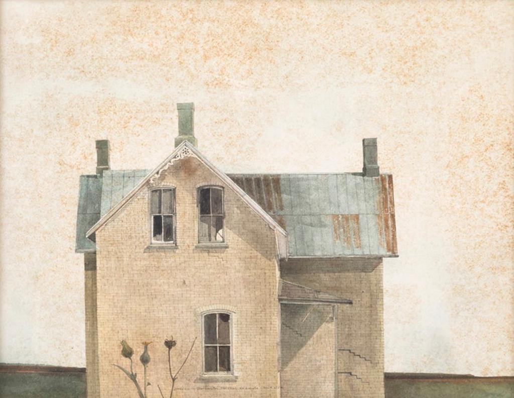 William Goodridge Roberts (1921-2001) - Portrait of a House, Back View