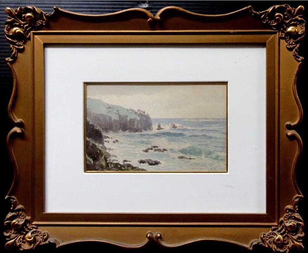 Frederic Martlett Bell-Smith (1846-1923) - Untitled (Coast View With Crashing Surf)