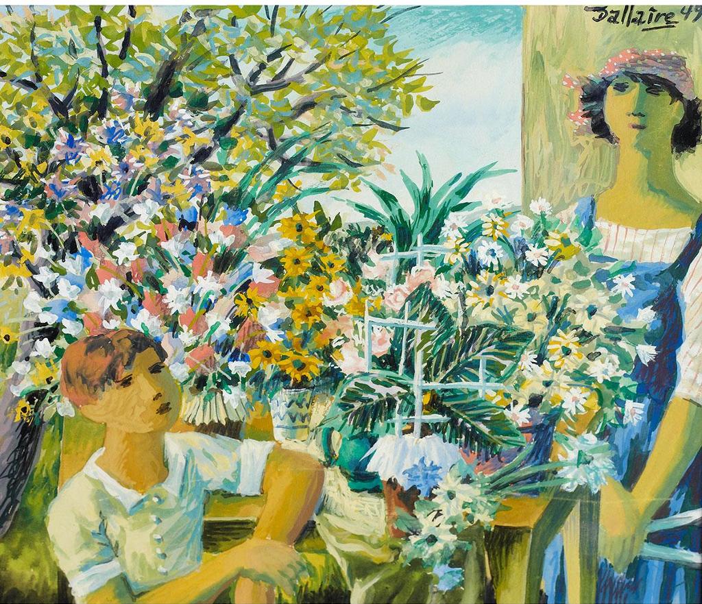 Jean-Philippe Dallaire (1916-1965) - La Jardiniere