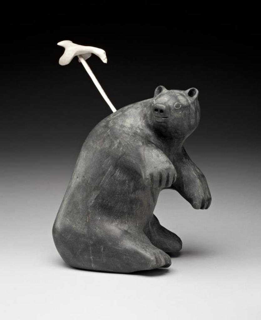 Josiah Nuilaalik (1928-2005) - Seated Bear and Bird, C. mid 1990s
