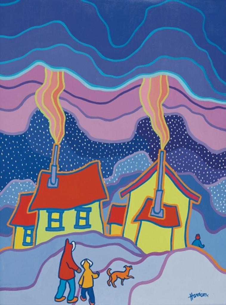 Ted Harrison (1926-2015) - Walking Home