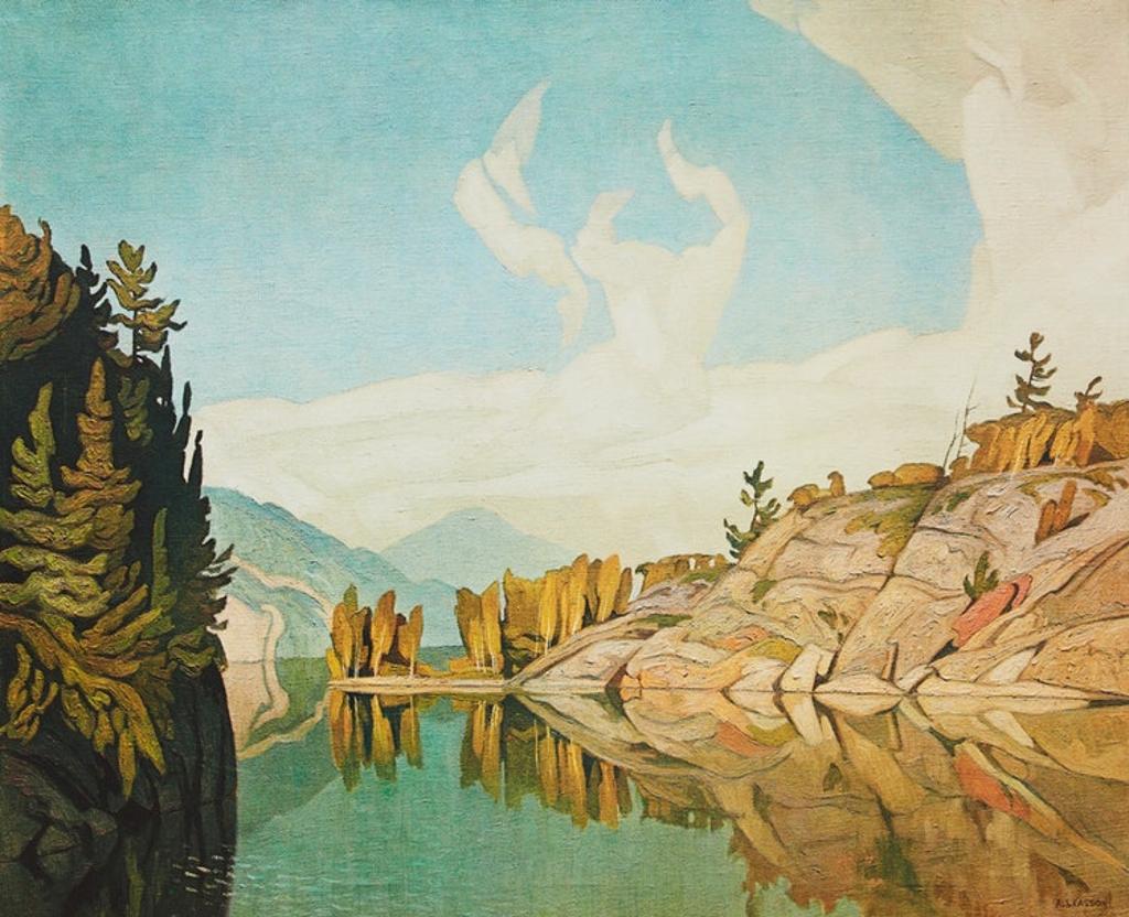 Alfred Joseph (A.J.) Casson (1898-1992) - Morning on the Key River; Late Flurry; Approaching Thunderstorm