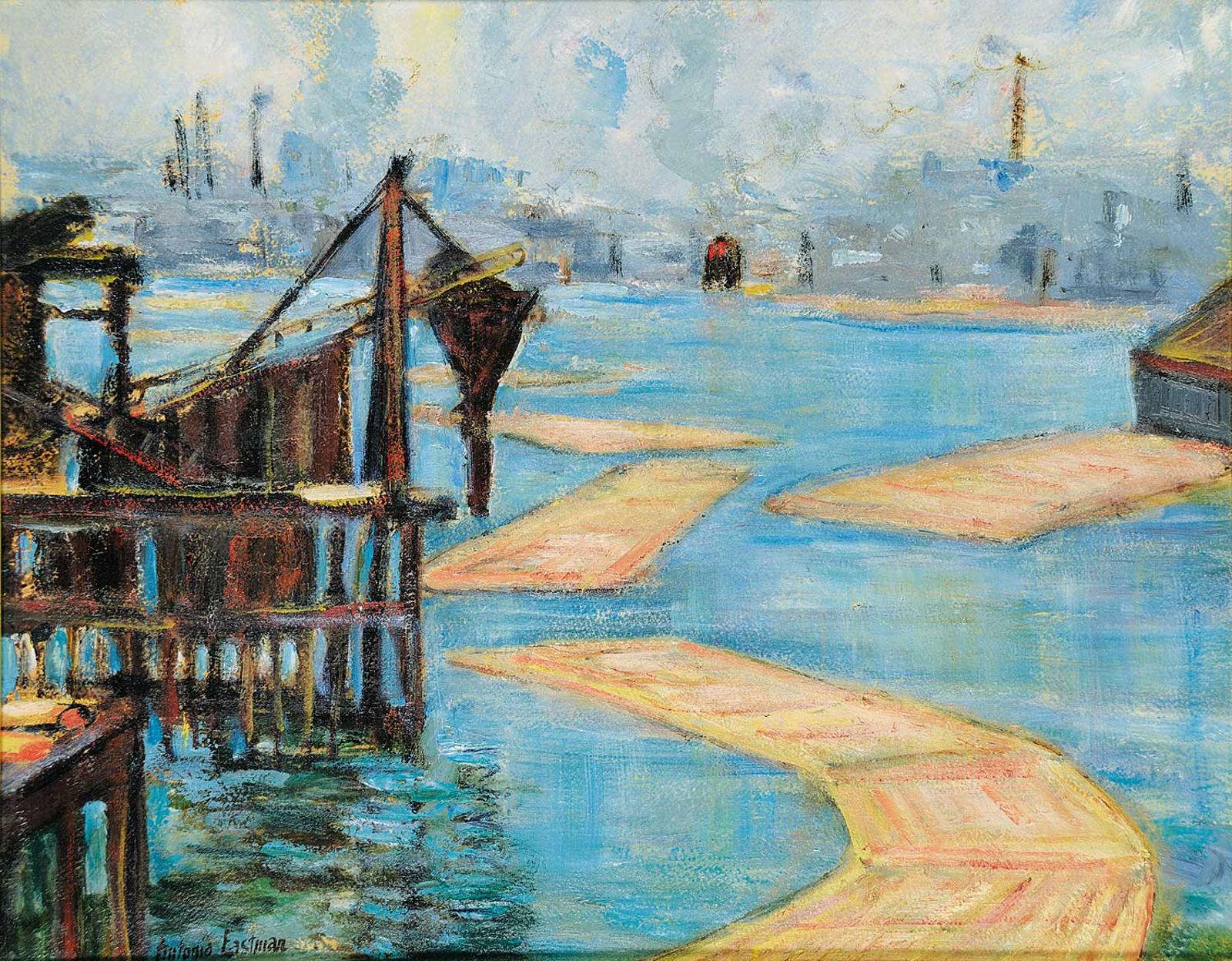 Antonia Eastman (1886-1972) - Lumber, False Creek