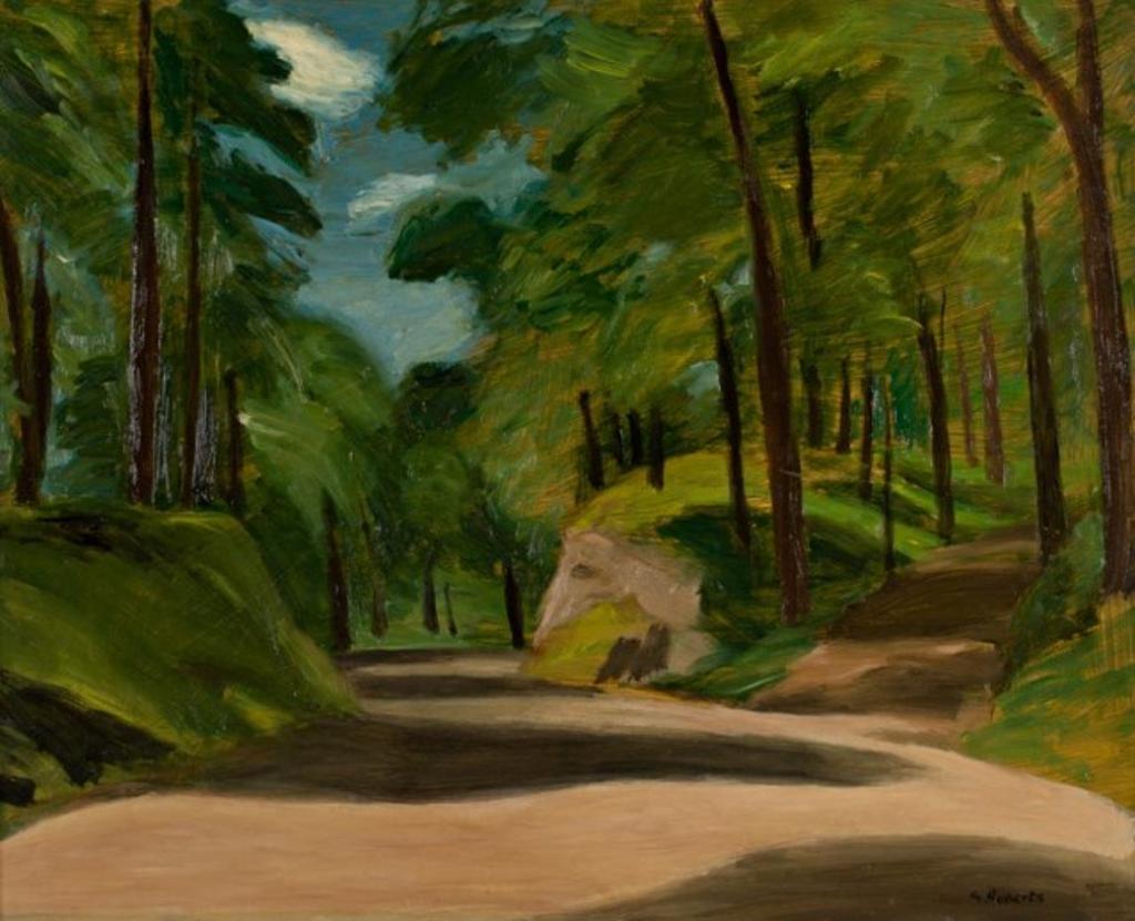 William Goodridge Roberts (1921-2001) - Road on Mount Royal