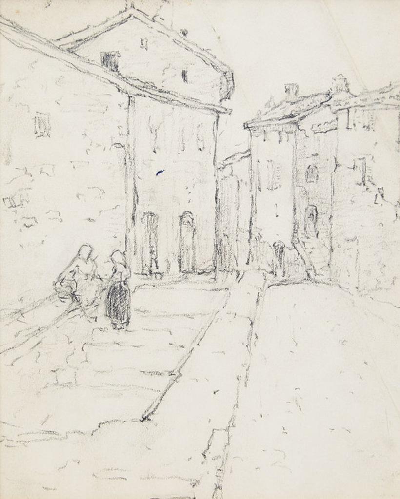 Manly Edward MacDonald (1889-1971) - Street Scene