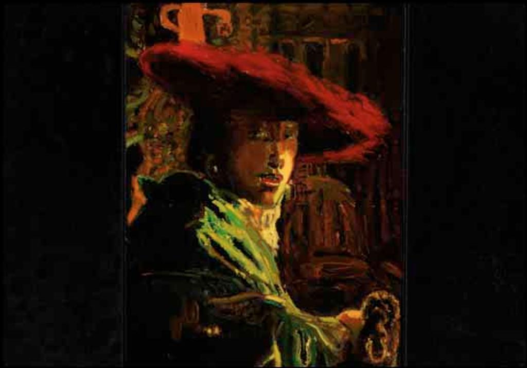 David Charles Bierk (1944-2002) - A Eulogy to Art & Life (Figure Study / Girl with a Red Hat), from Vermeer