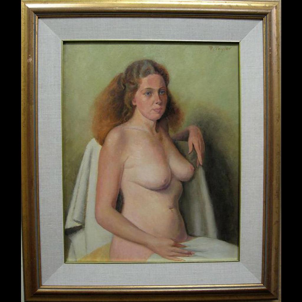 Frederick Bourchier Taylor (1906-1987) - Seated Nude