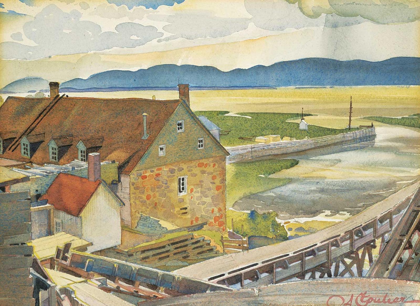 Albert Edward Cloutier (1902-1965) - Moulin de Gaspe