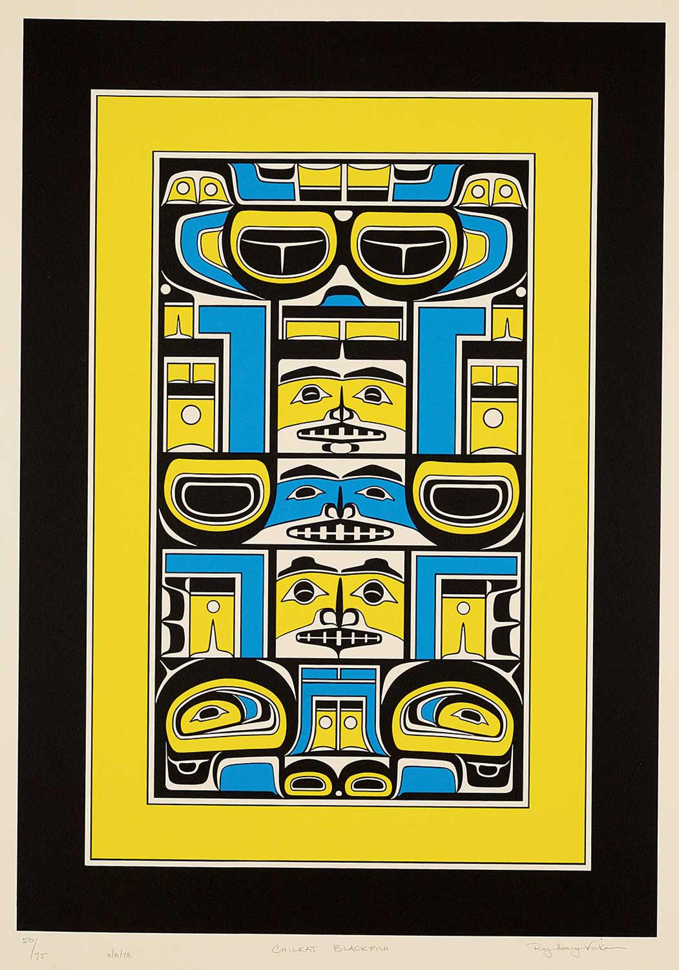 Roy Henry Vickers (1946) - Chilkat Blackfish  #50/75