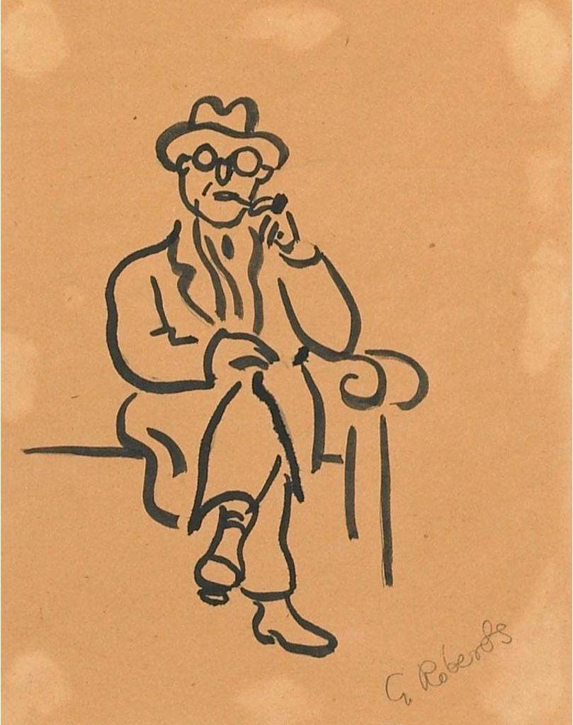 William Goodridge Roberts (1921-2001) - Seated Gentleman