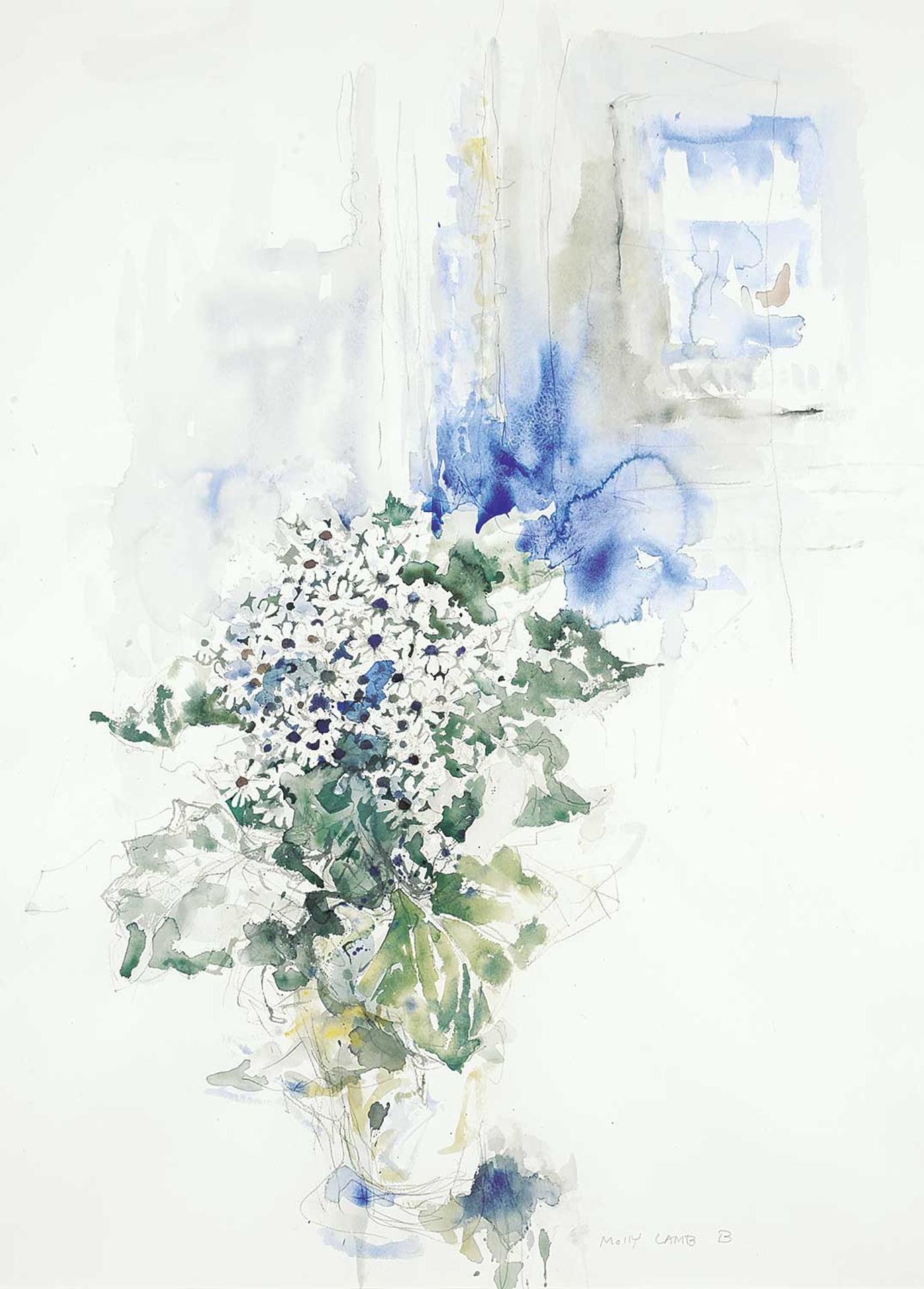 Molly Joan Lamb Bobak (1922-2014) - White Cineraria