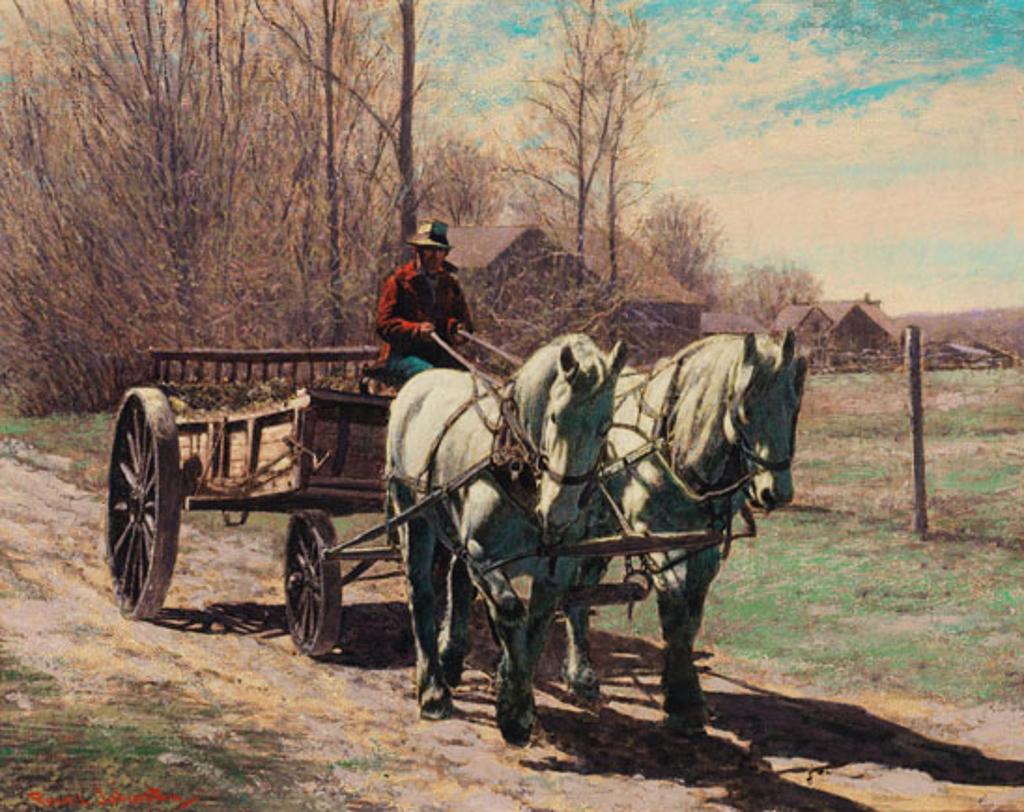 Frank (Franz) Hans Johnston (1888-1949) - Spring Sunshine