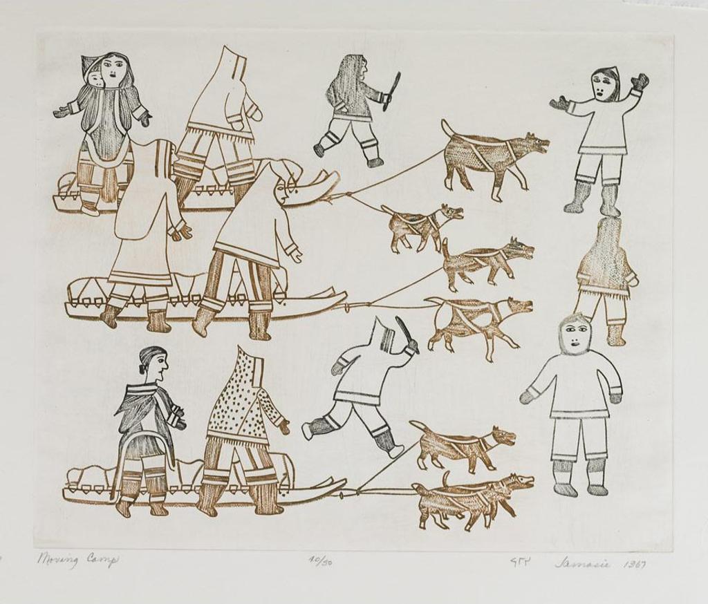Jamasie Teevee (1910-1985) - Moving Camp