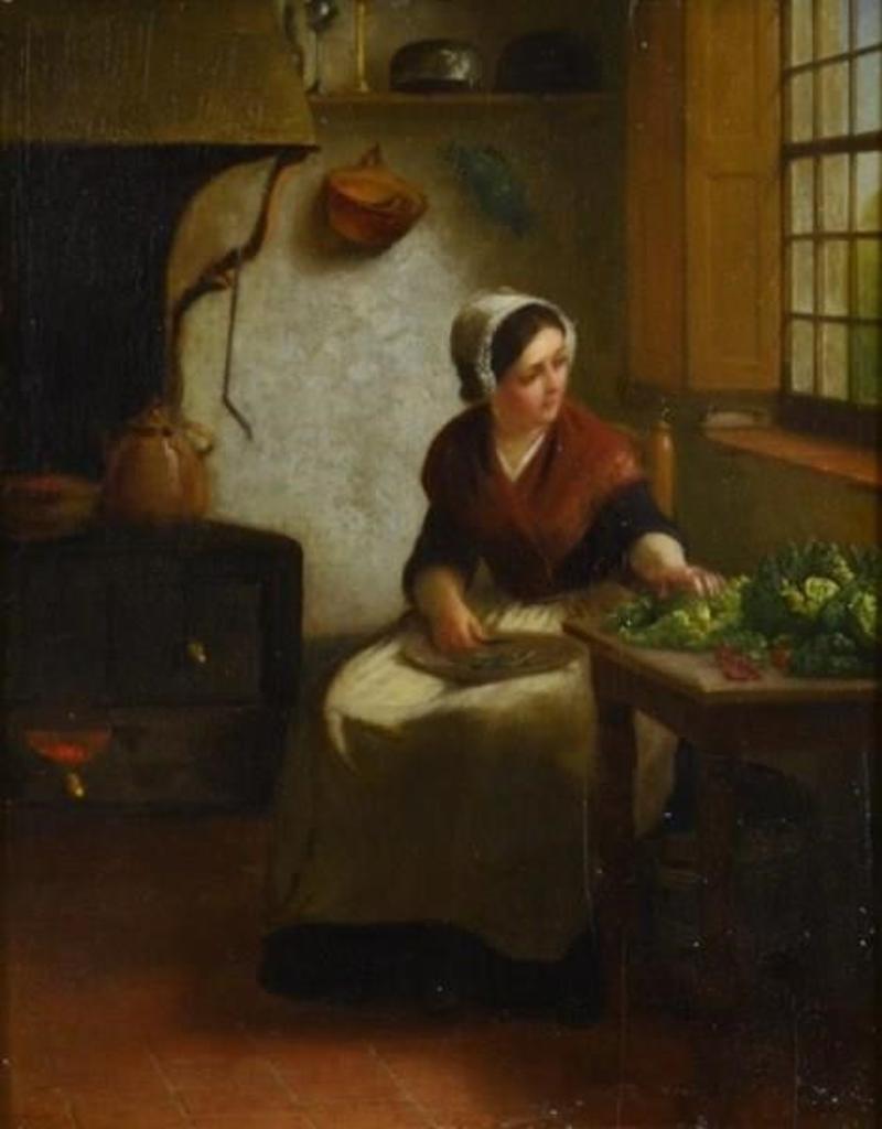 Francois Antoine de Bruycker (1816-1882) - Preparing dinner