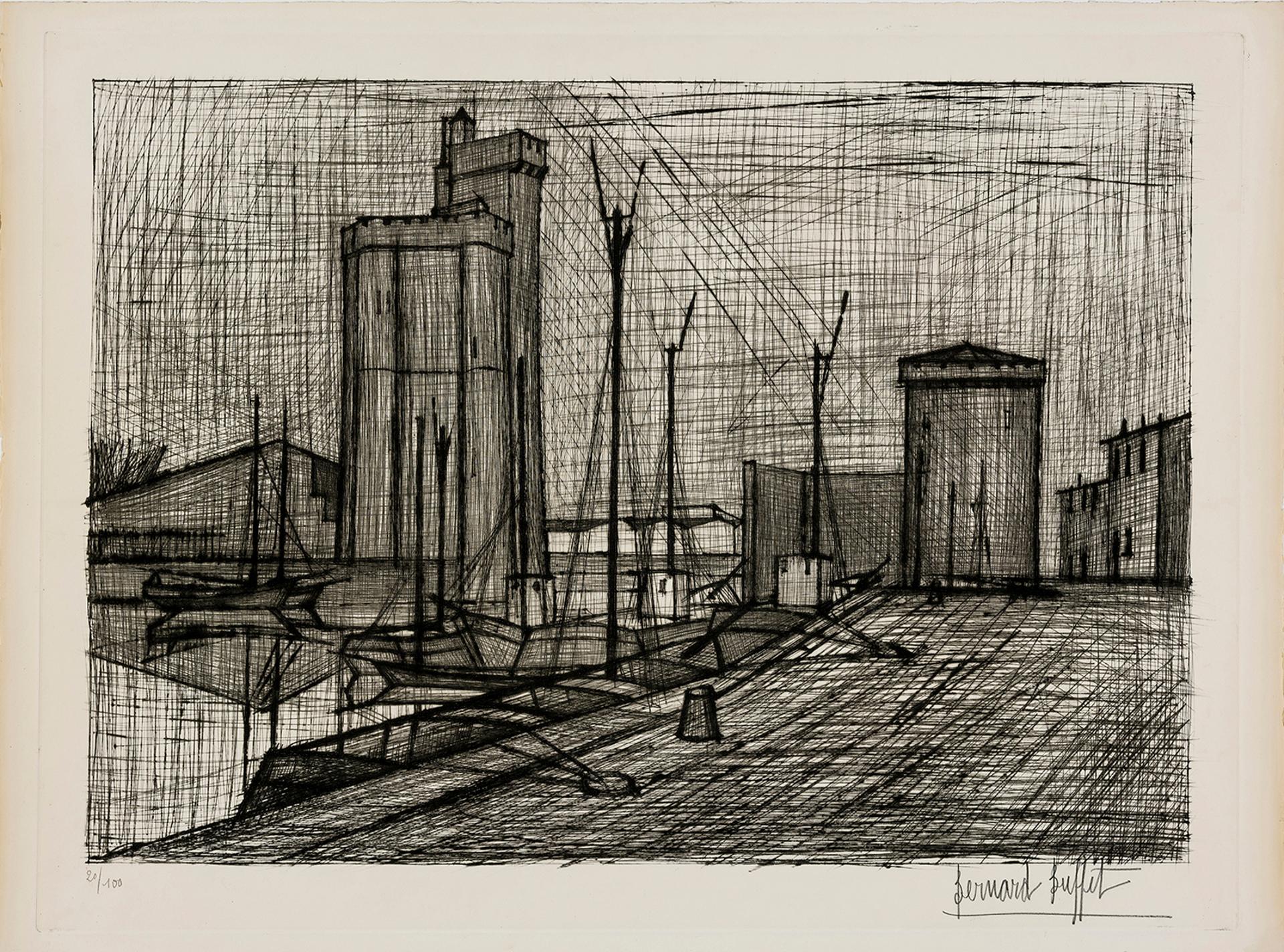 Bernard Buffet (1928-1999) - La Rochelle, 1954