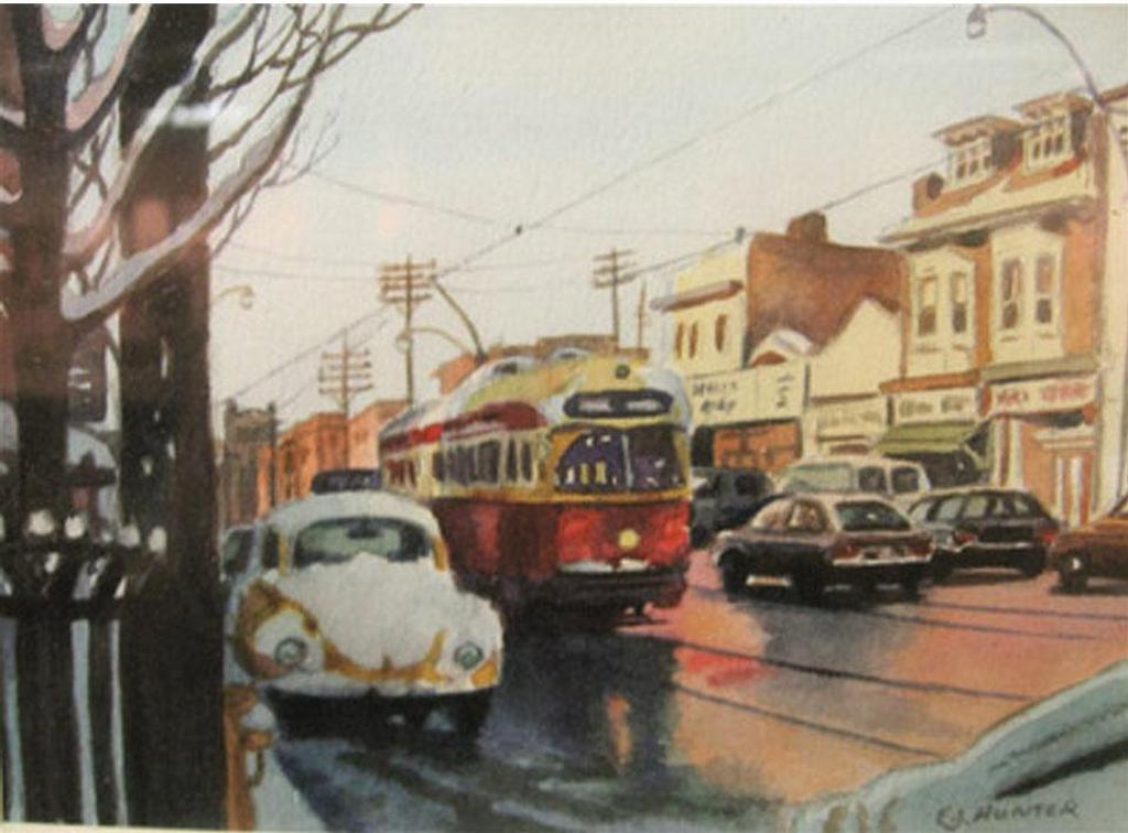 E. Jane Hunter - Winter Sun; Queen & Niagara