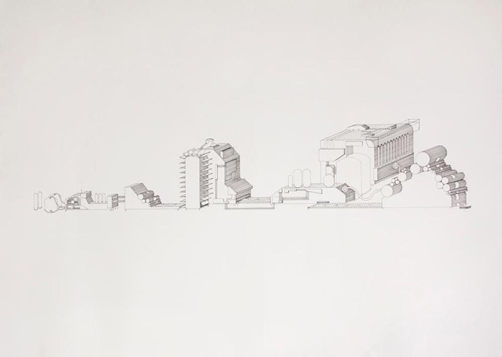 Jesse MacDonald - Untitled - Blueprint in Monochrome